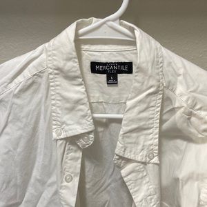 J. Crew Factory Large White Button-Down